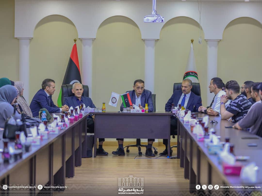 زيارة إلى المجلس البلدي مصراتة