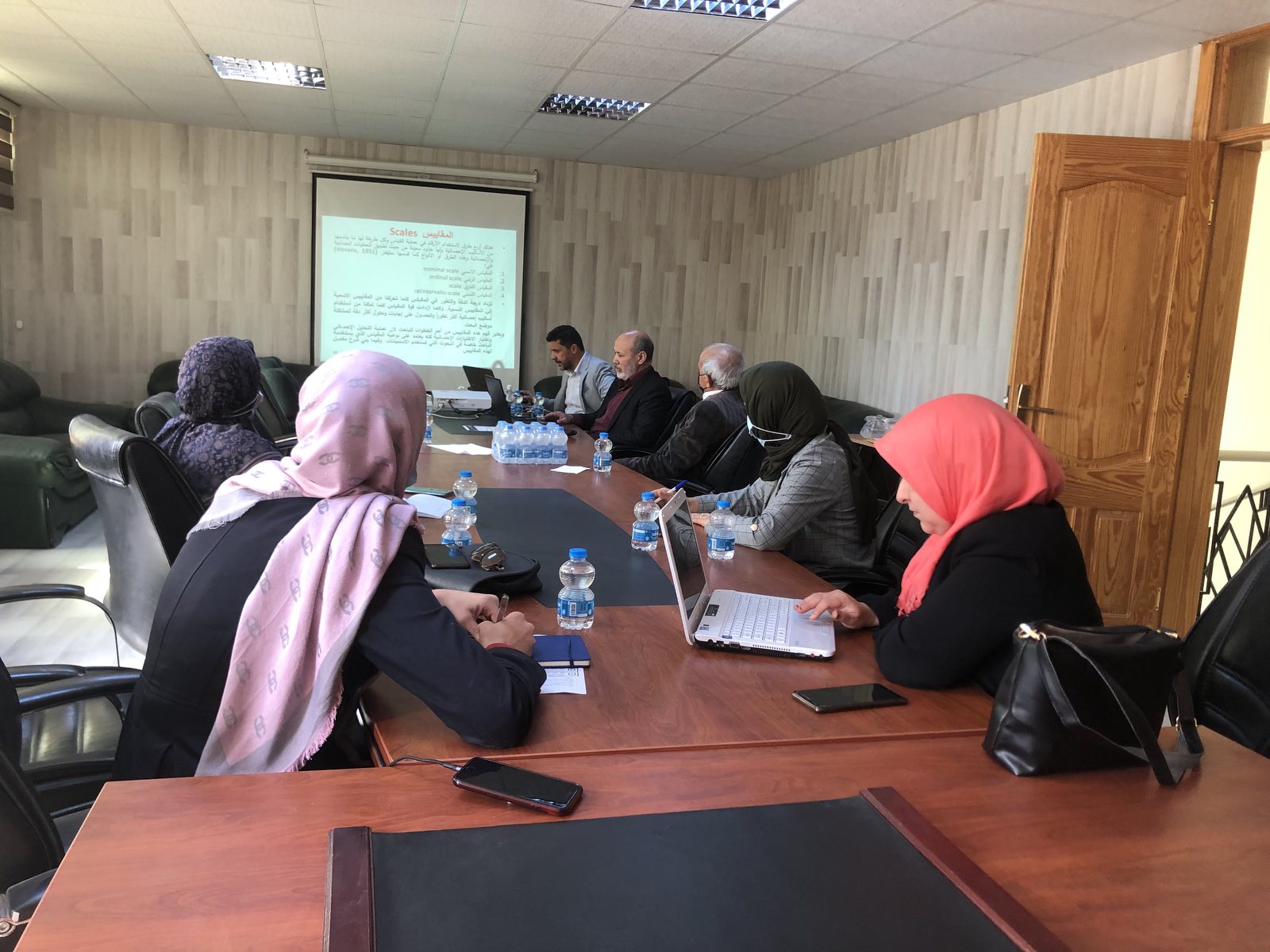 ورشة العمل الثالثة ضمن البرنامج التدريبي لأعضاء هيئة التدريس بالكلية